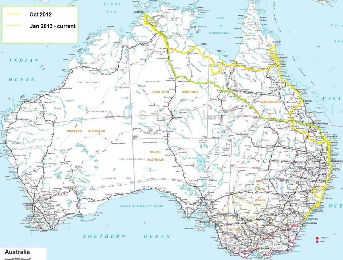 Australian road map