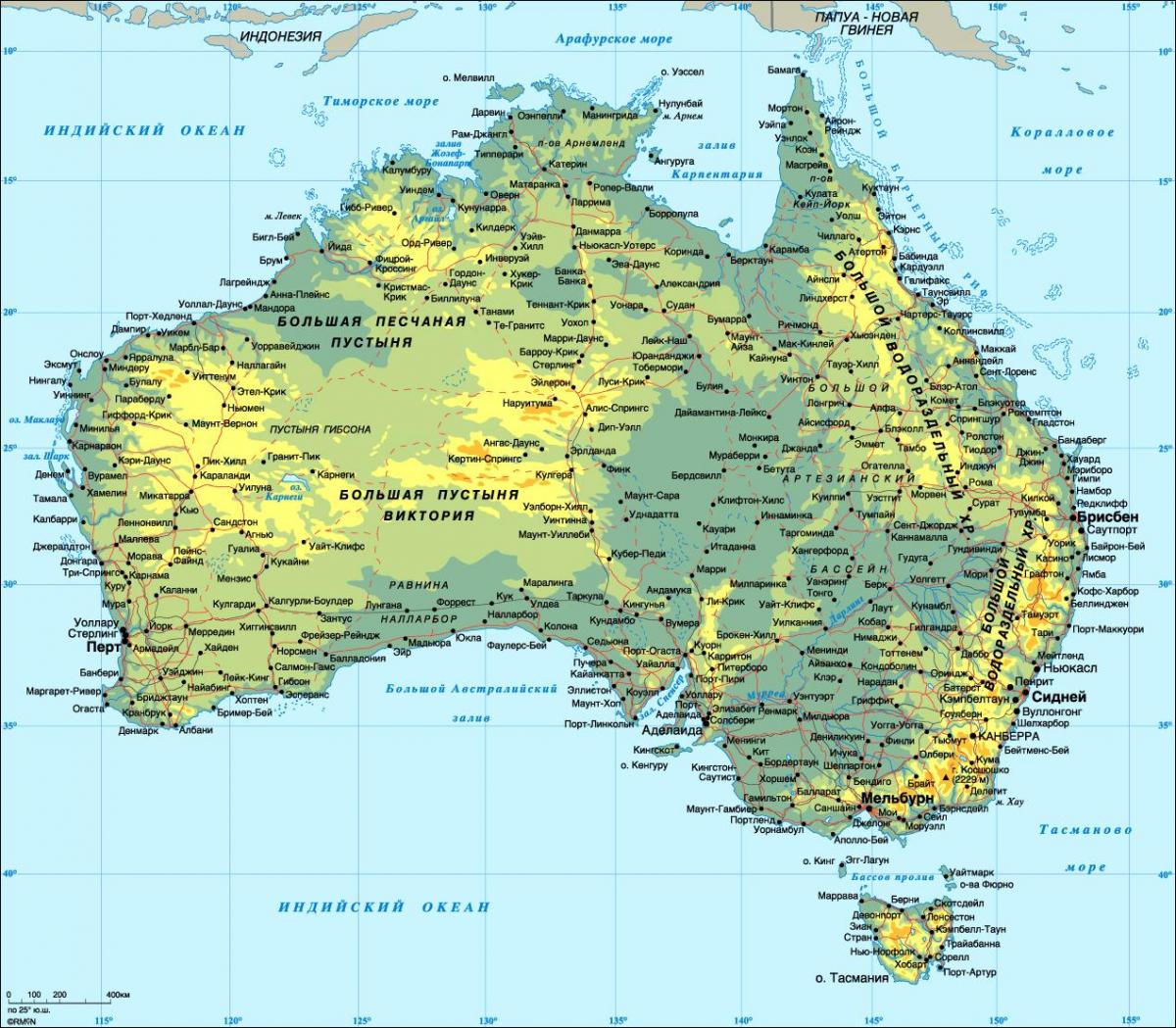 Australia detailed map