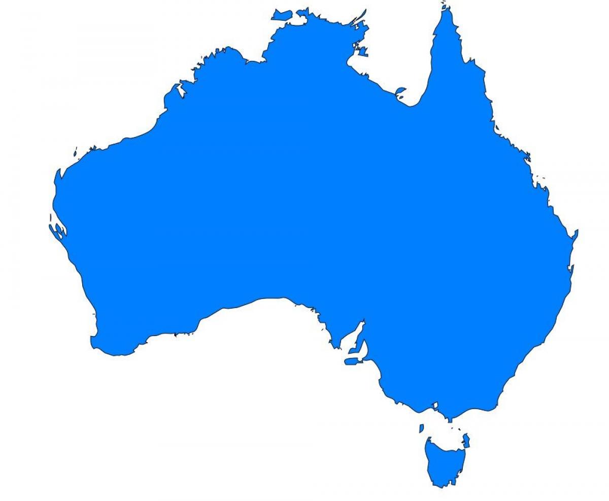 Australia vector map